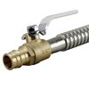 Apollo Expansion Pex 3/4 in. Brass PEX-A Barb x 3/4 in. FNPT x 18 in. CSST Water Heater Connector with Ball Valve EPXCSST18BV